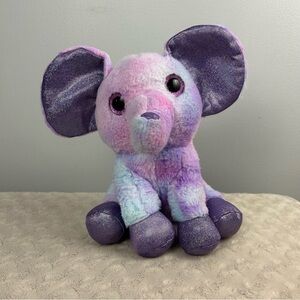 Spark Create Imagine Purple Elephant Plush Stuffed Animal Walmart Tie Dye Blue